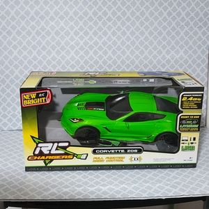 New RC Chargers Green Corvette Z06